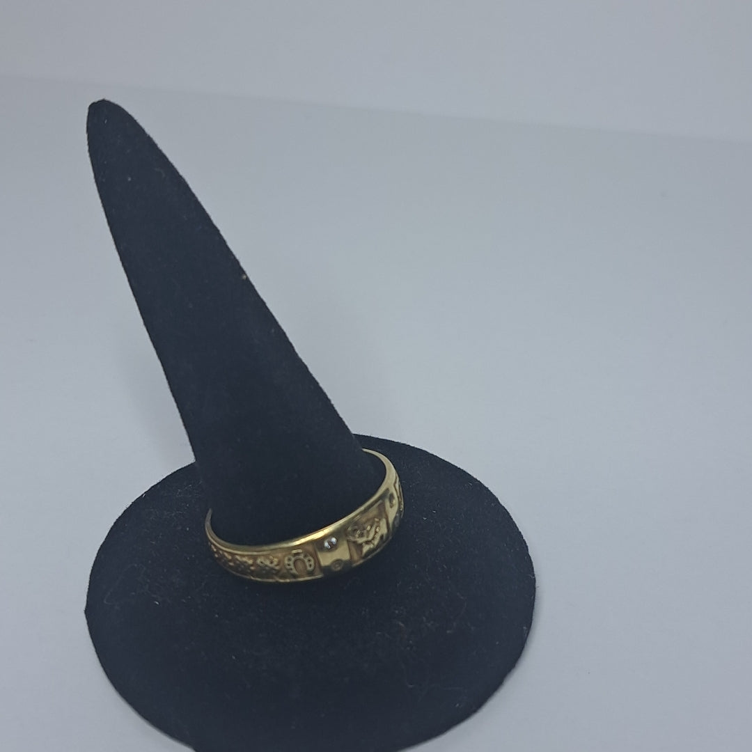 ANILLO ORO 10 K 2.5 GRMS (SEMINUEVO)