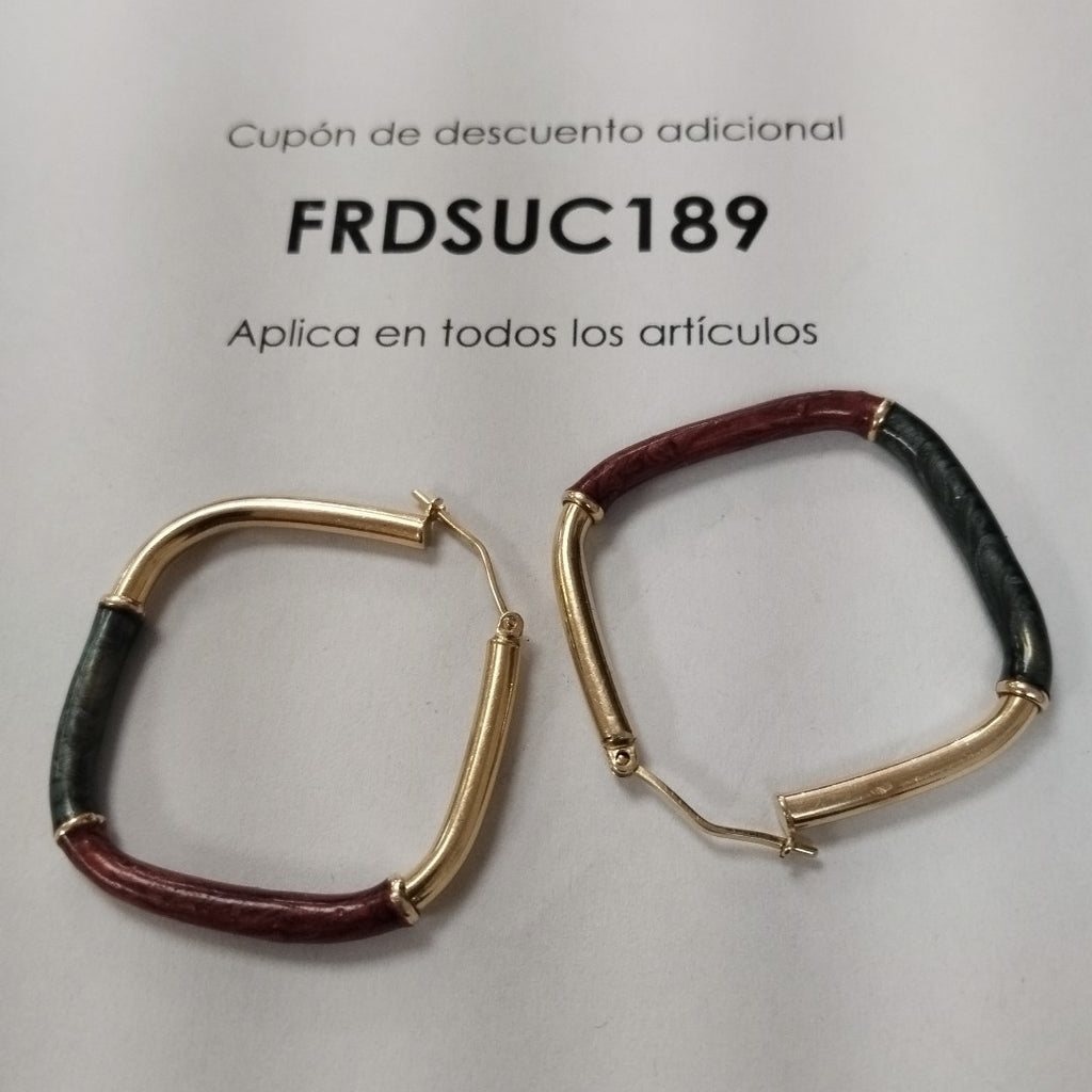 ARRACADAS PAR ORO 14 K 6,80 GRMS (SEMINUEVO)