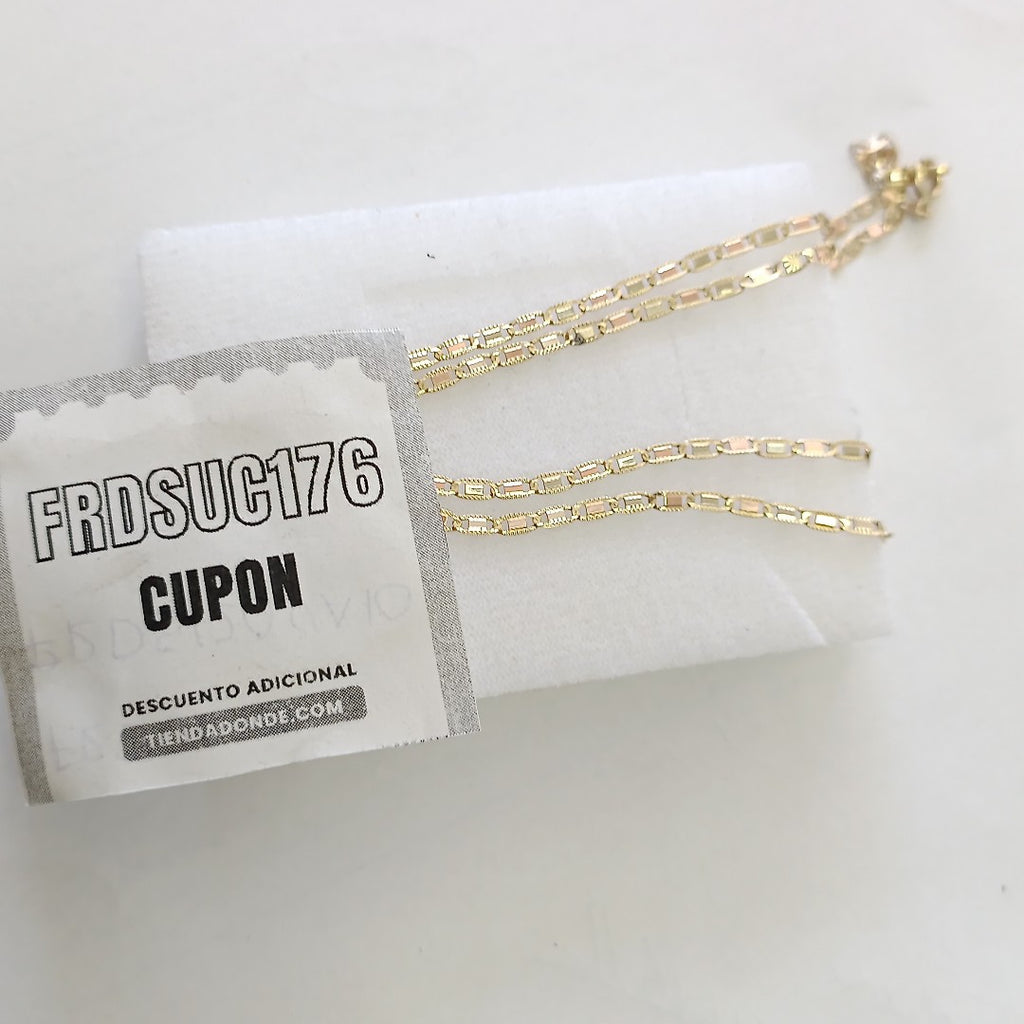 CADENA ORO COMBINADO 10 K 2.8 GRMS (SEMINUEVO)