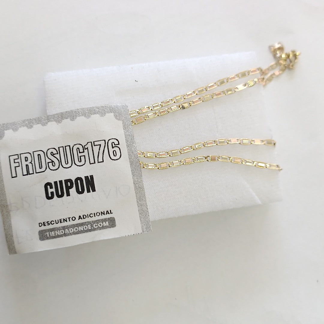 CADENA ORO COMBINADO 10 K 2.8 GRMS (SEMINUEVO)