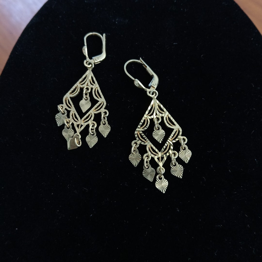 ARETES PAR ORO 14 K 4,20 GRMS (SEMINUEVO)