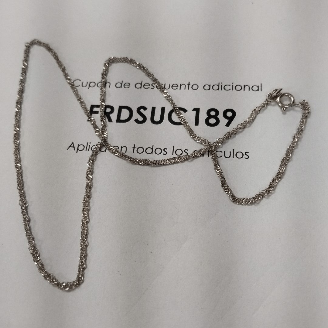CADENA PLATA 2,10 GRMS (SEMINUEVO)
