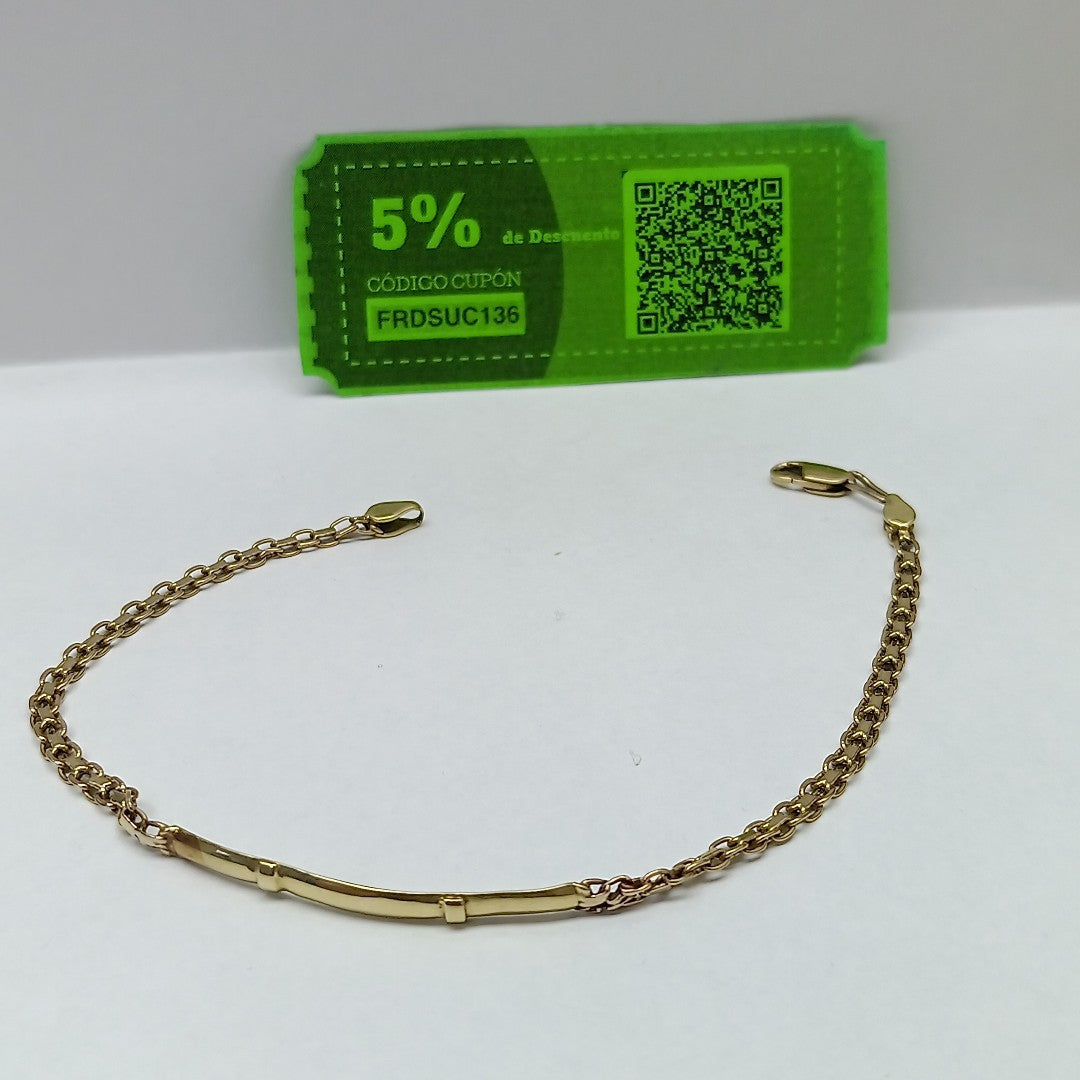ESCLAVA ORO 14 K 3.9 GRMS (SEMINUEVO)