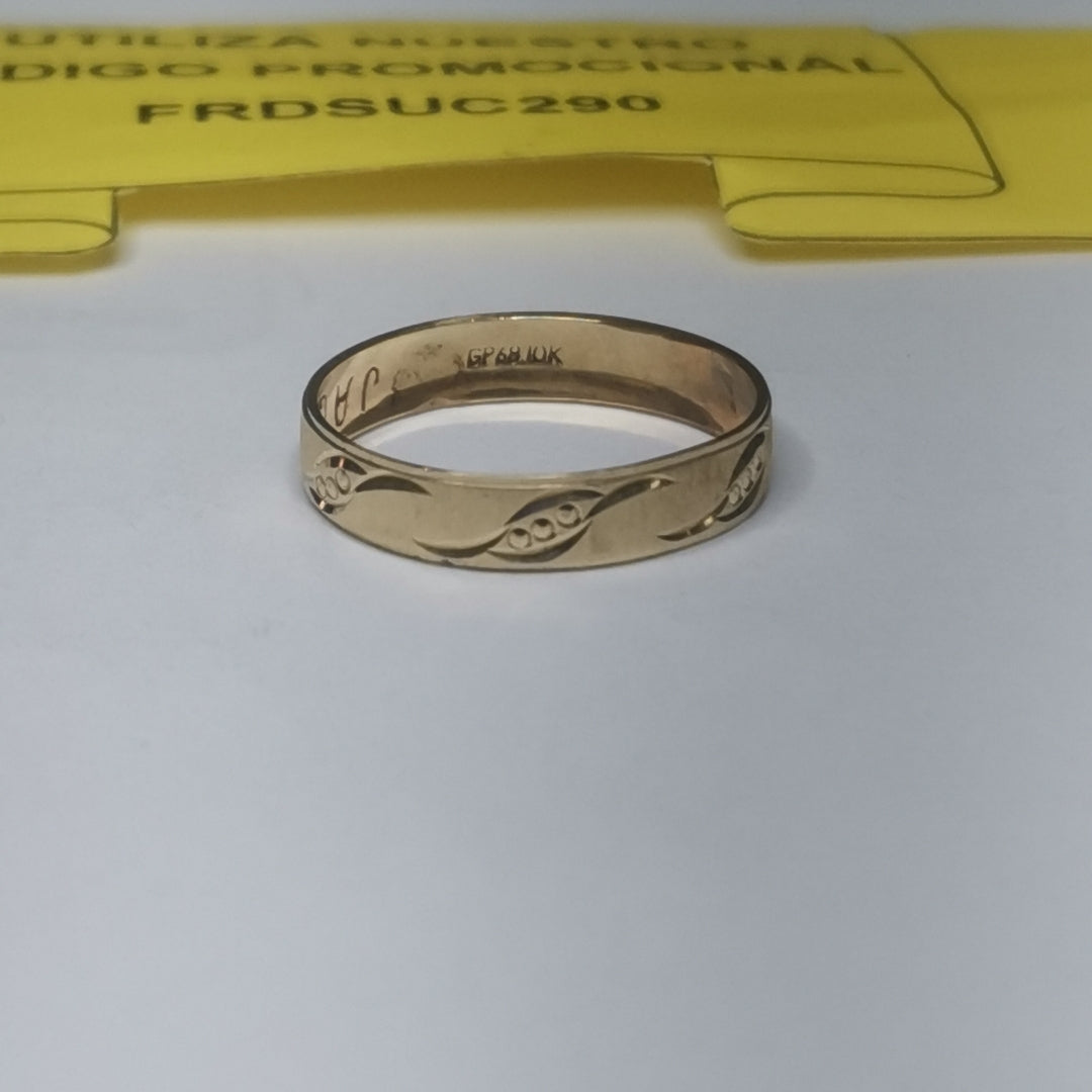 ARGOLLA ORO 10 K 1.2 GRMS (SEMINUEVO)