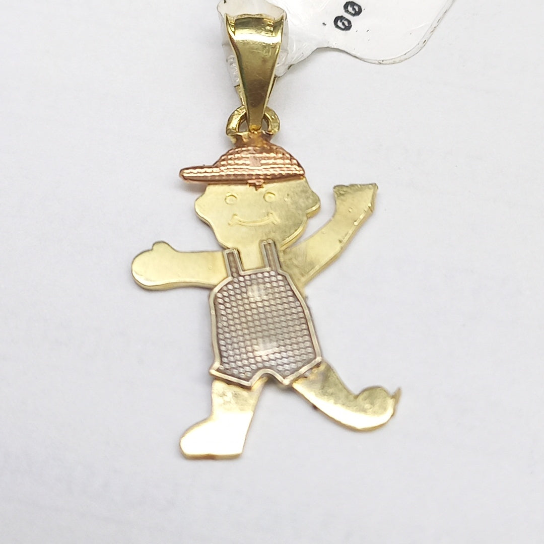 DIJE ORO, ORO COMBINADO 14 K 1.3 GRMS (SEMINUEVO)