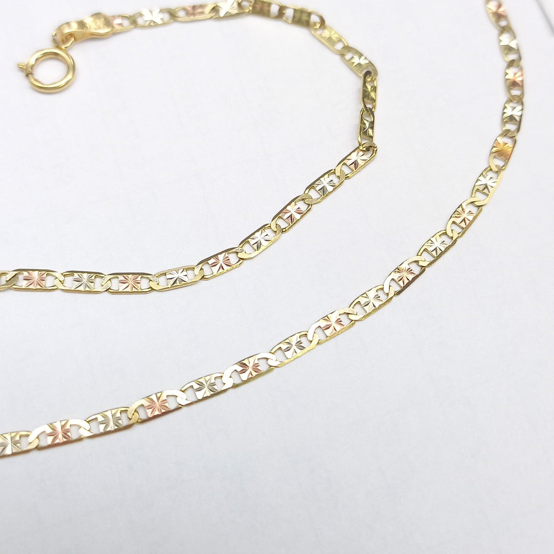 CADENA ORO COMBINADO 14 K 4.2 GRMS (SEMINUEVO)