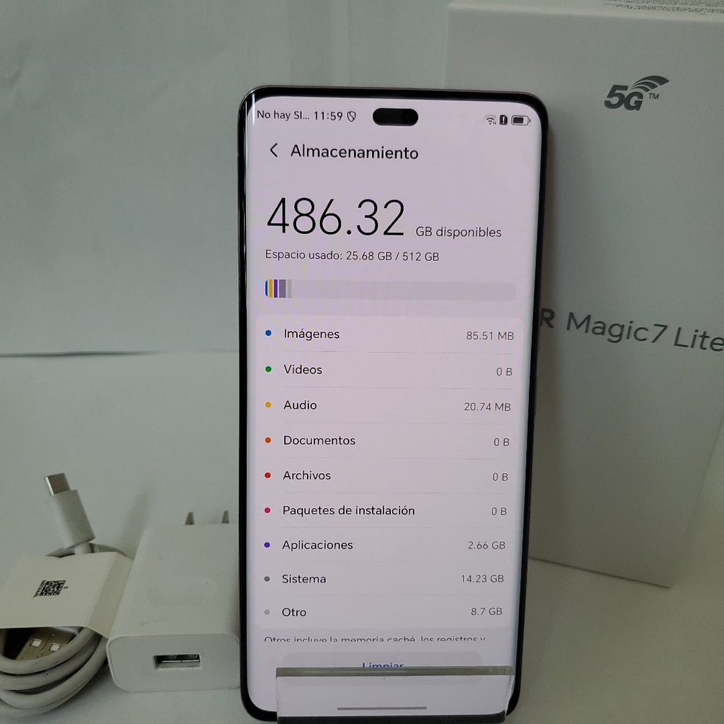 CELULAR HONOR MAGIC 7 LITE BRP-NX3 (2025) 512 GB 8 GB RAM (SEMINUEVO)
