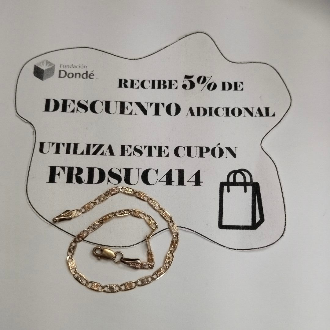 PULSERA ORO 10 K 2,30 GRMS (SEMINUEVO)