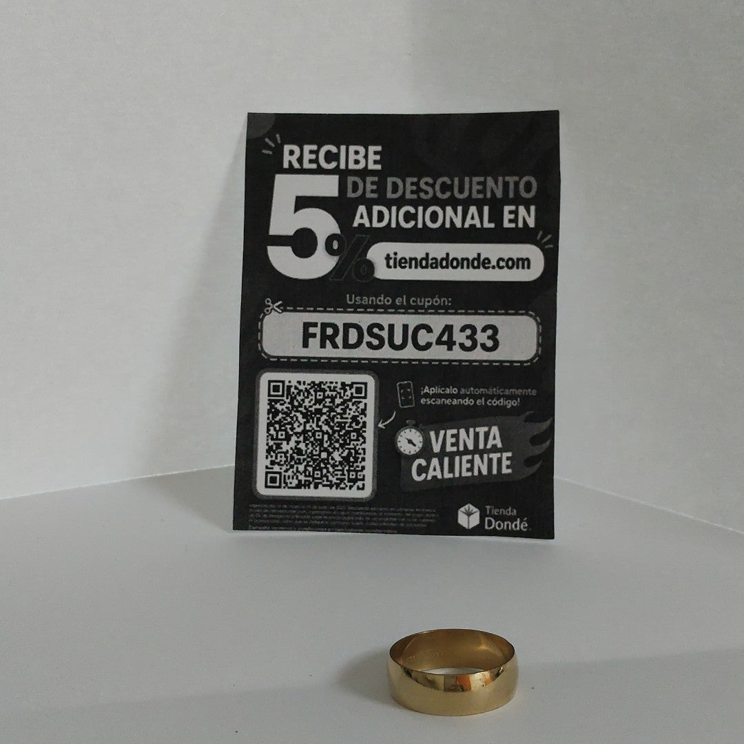 ARGOLLA ORO 10 K 3 GRMS (SEMINUEVO)