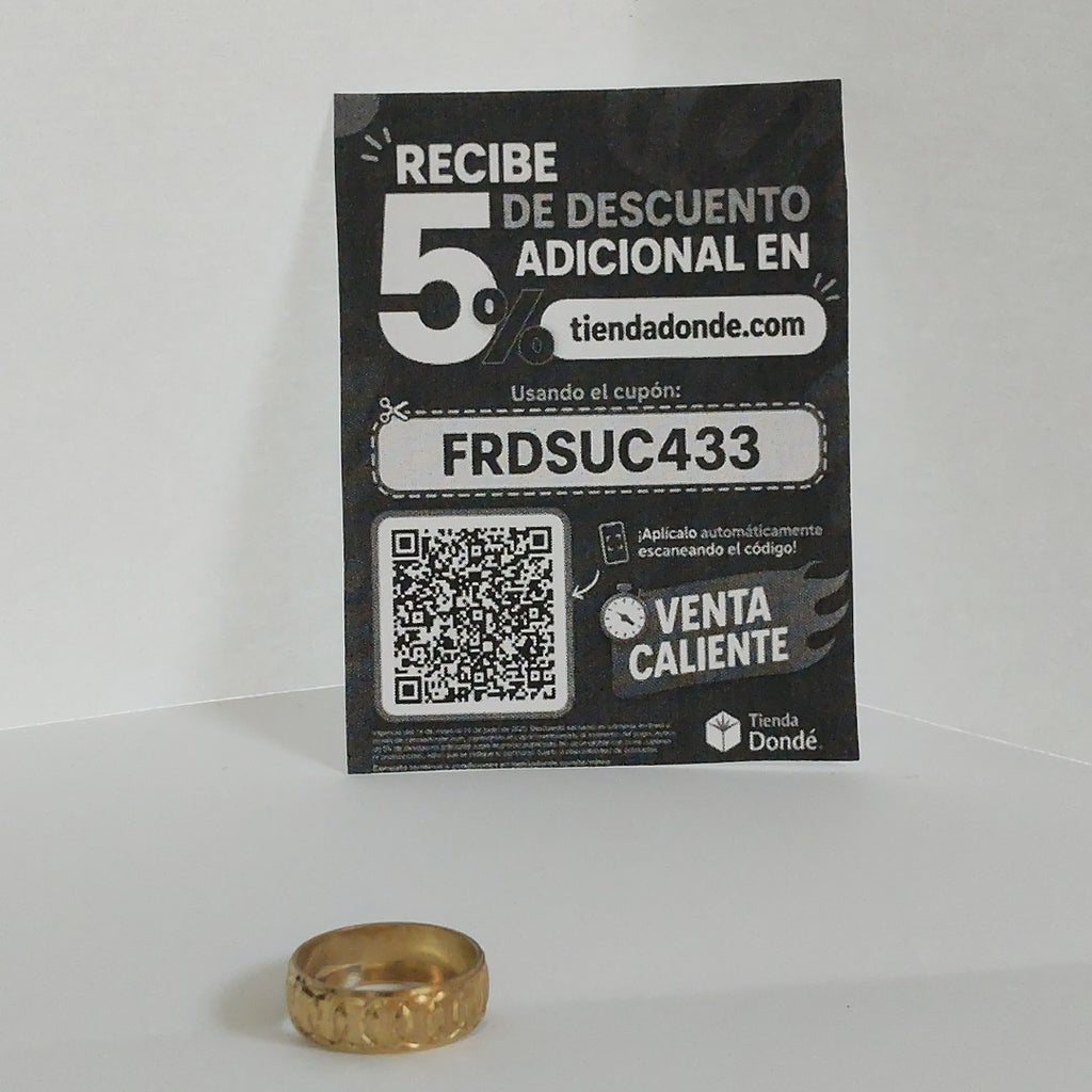 ARGOLLA ORO 10 K 2 GRMS (SEMINUEVO)