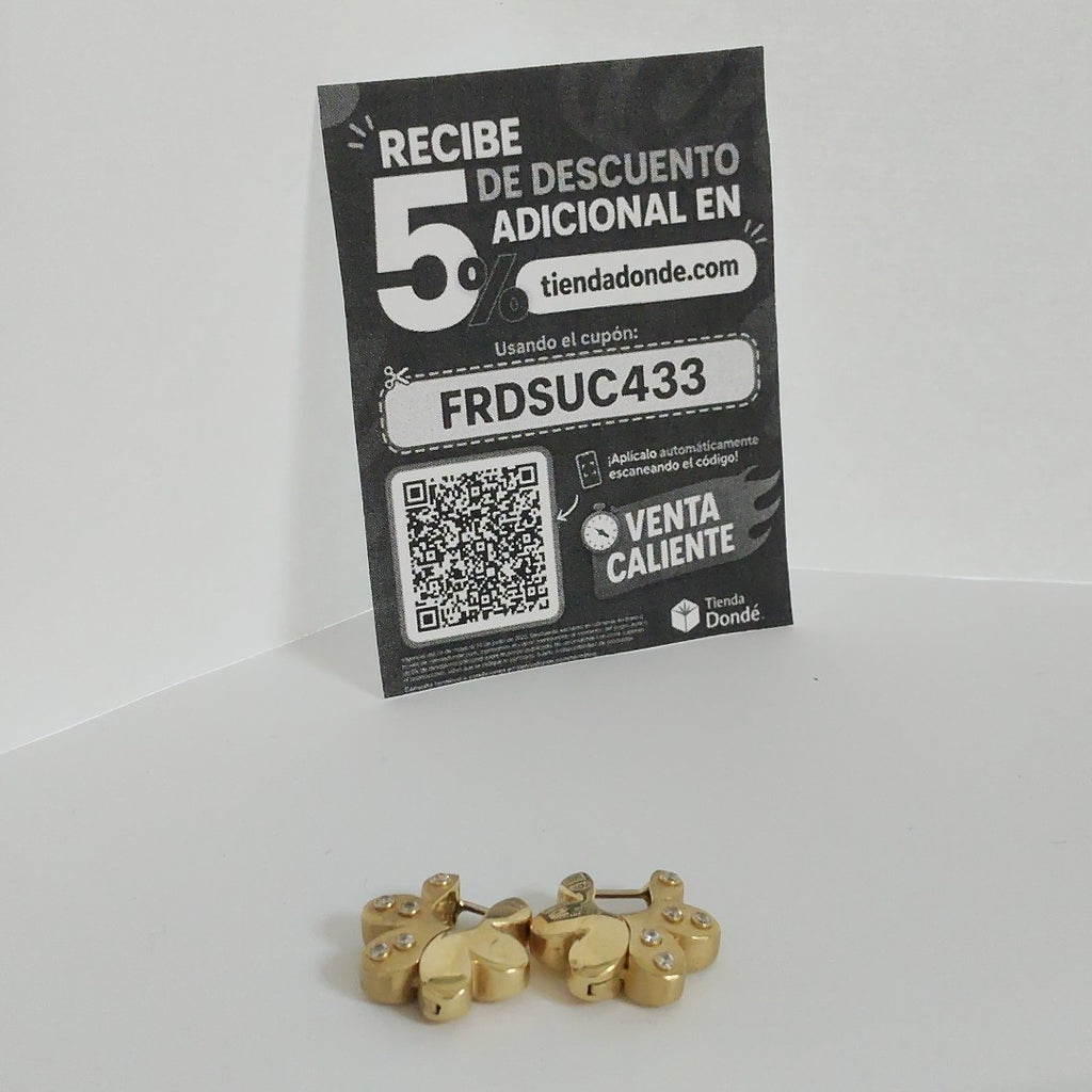 ARETES PAR ORO 14 K 8.9 GRMS (SEMINUEVO)