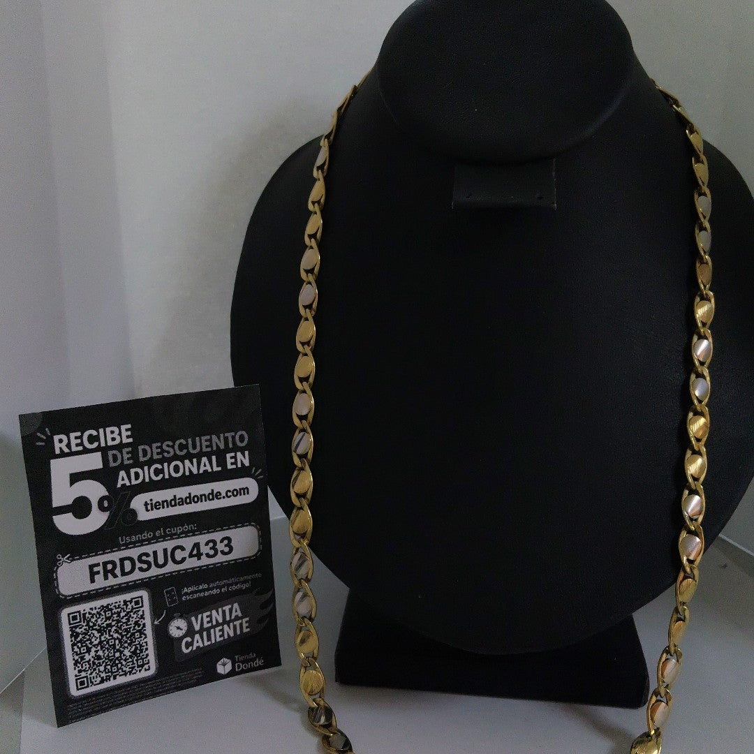 CADENA ORO, ORO COMBINADO 18 K 16.8 GRMS (SEMINUEVO)