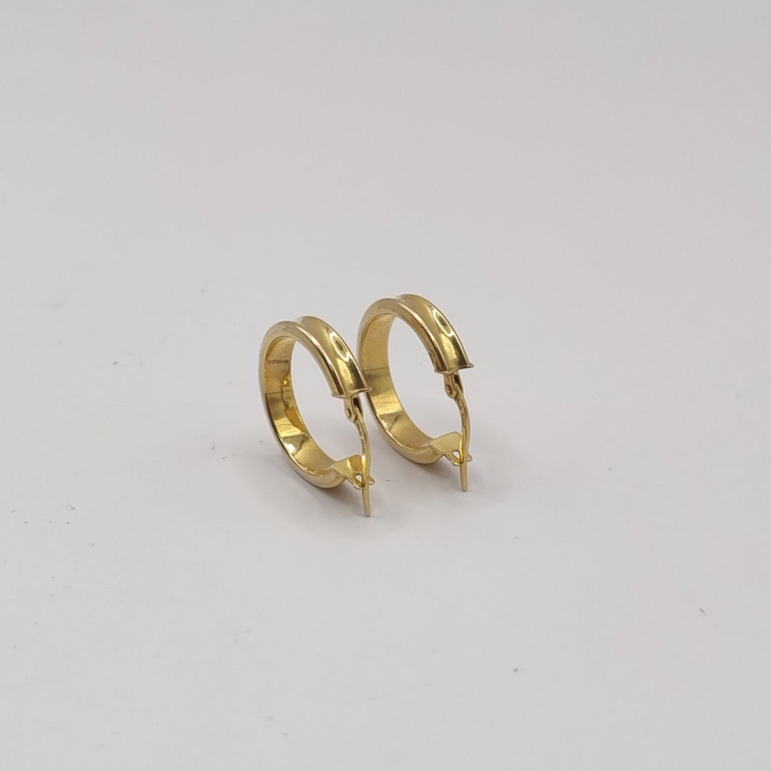 ARRACADAS PAR ORO 14 K 1.6 GRMS (SEMINUEVO)