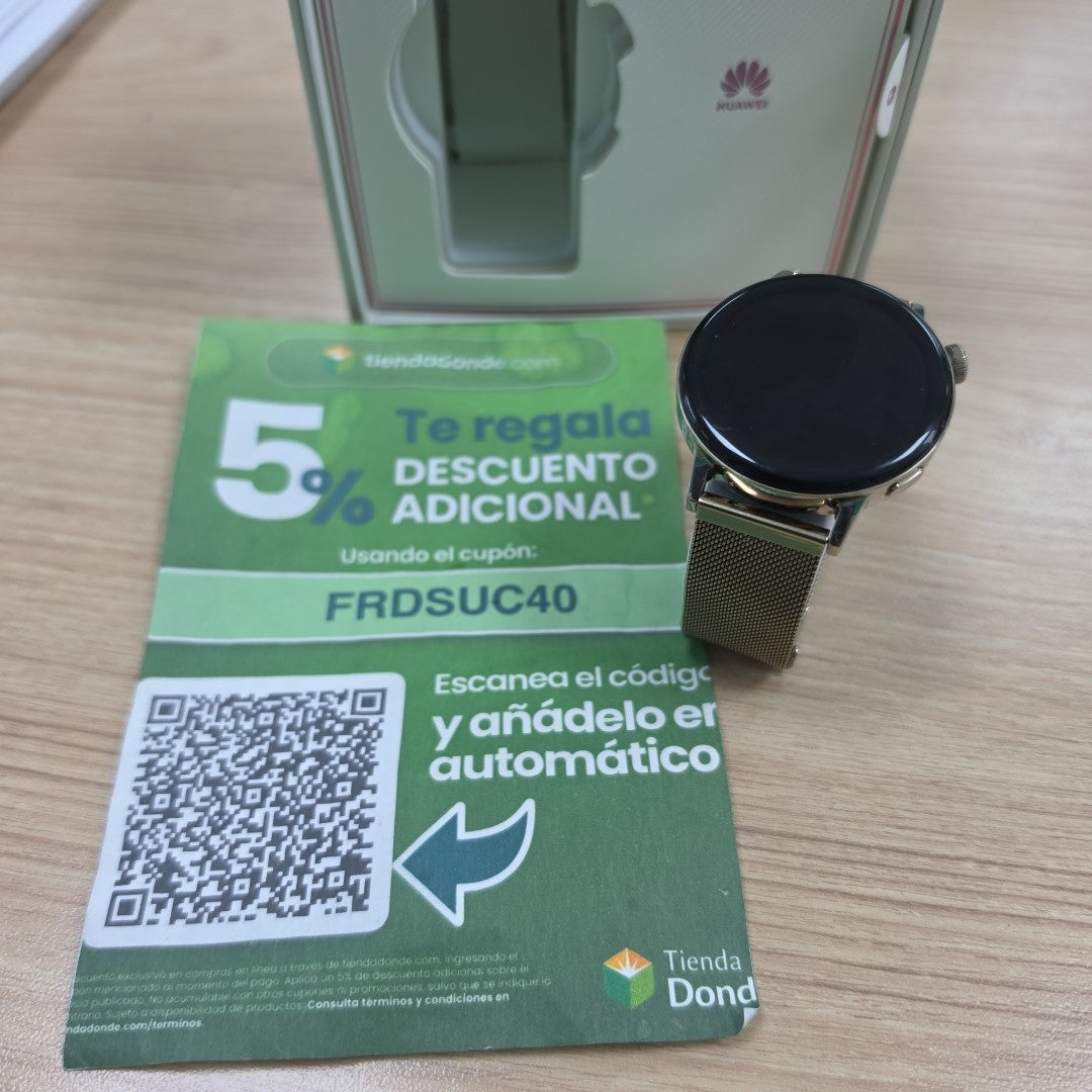 SMARTWATCH HUAWEI WATCH GT 3 MIL-B19 42 MM GPS (SEMINUEVO)