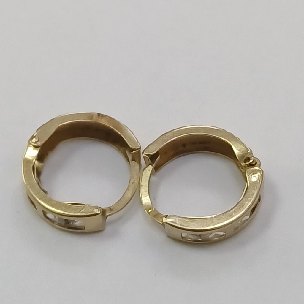 ARRACADAS PAR ORO 10 K 1.3 GRMS (SEMINUEVO)