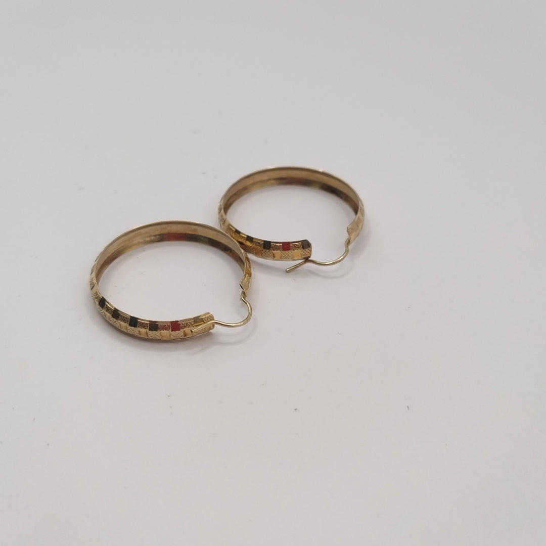 ARRACADAS PAR ORO 10 K 4 GRMS (SEMINUEVO)