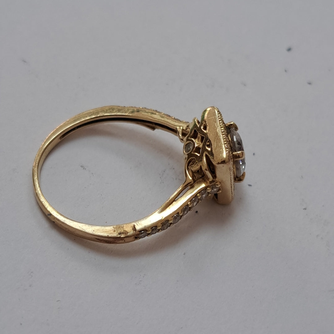 ANILLITO ORO 14 K 3,60 GRMS (SEMINUEVO)