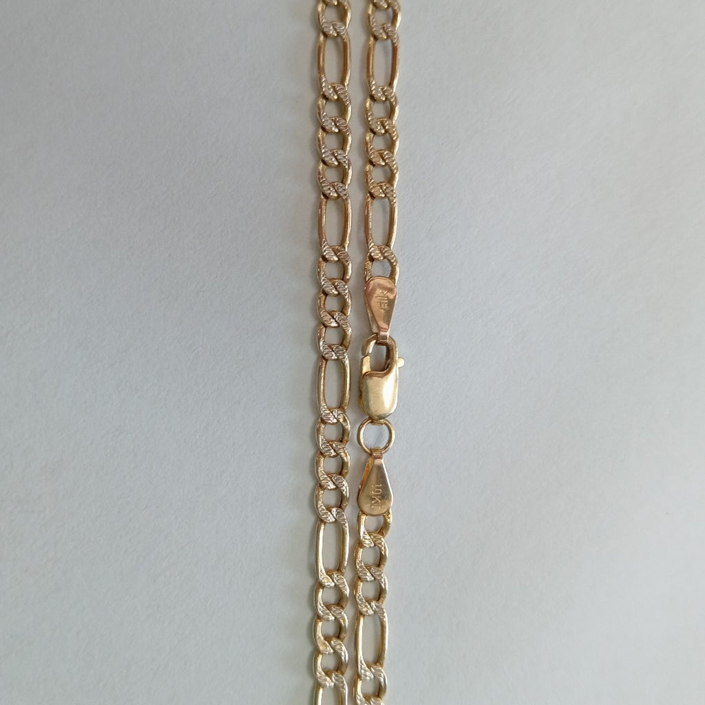 CADENA, MEDALLA RELIGIOSA ORO 10 K 5 GRMS (SEMINUEVO)
