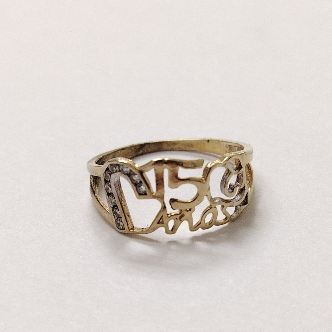 ANILLO ORO 10 K 1.5 GRMS (SEMINUEVO)