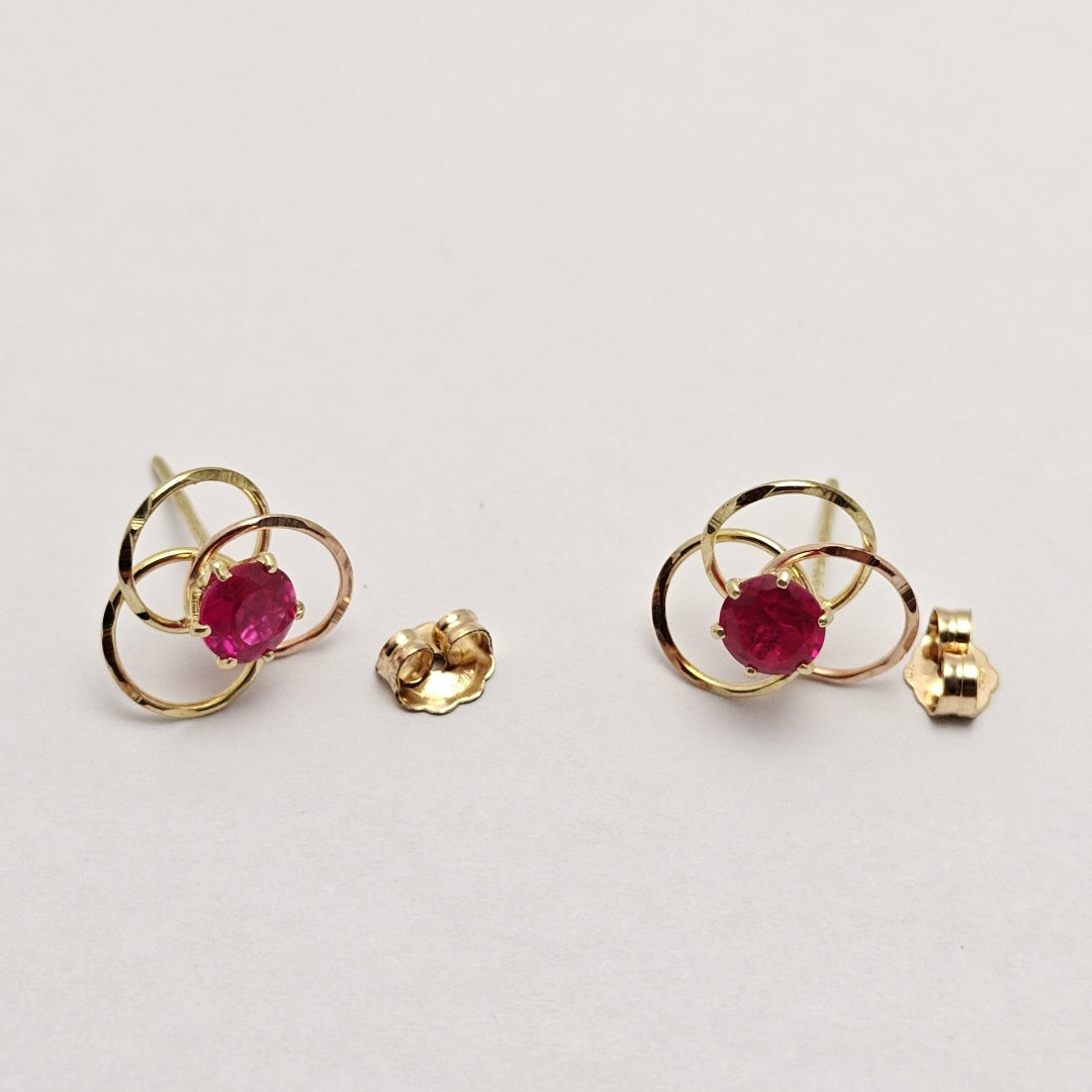 BROQUELES PAR ORO 14 K 1.5 GRMS (SEMINUEVO)