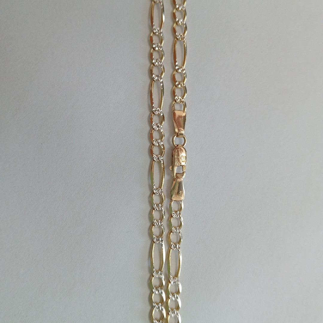 CADENA, MEDALLA RELIGIOSA ORO 10 K 7.6 GRMS (SEMINUEVO)