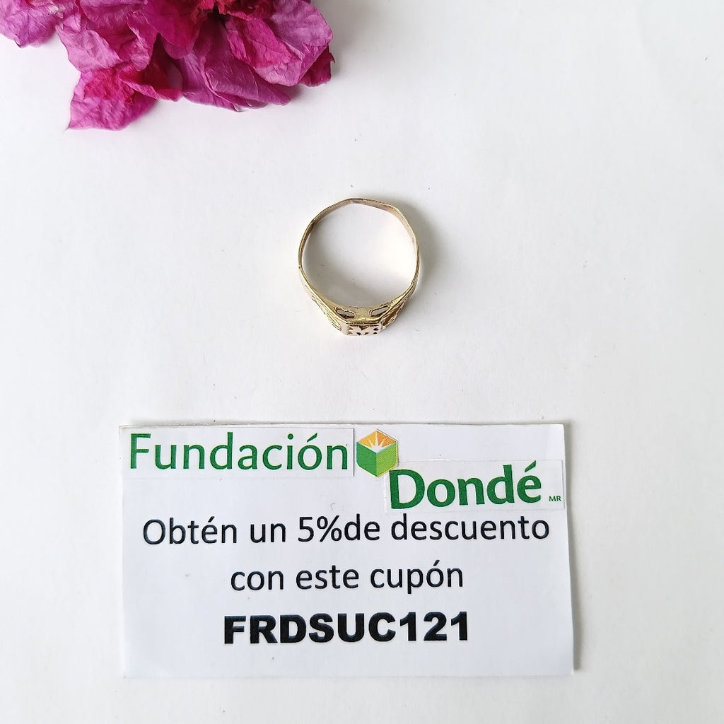 ANILLO ORO 10 K 2.1 GRMS (SEMINUEVO)