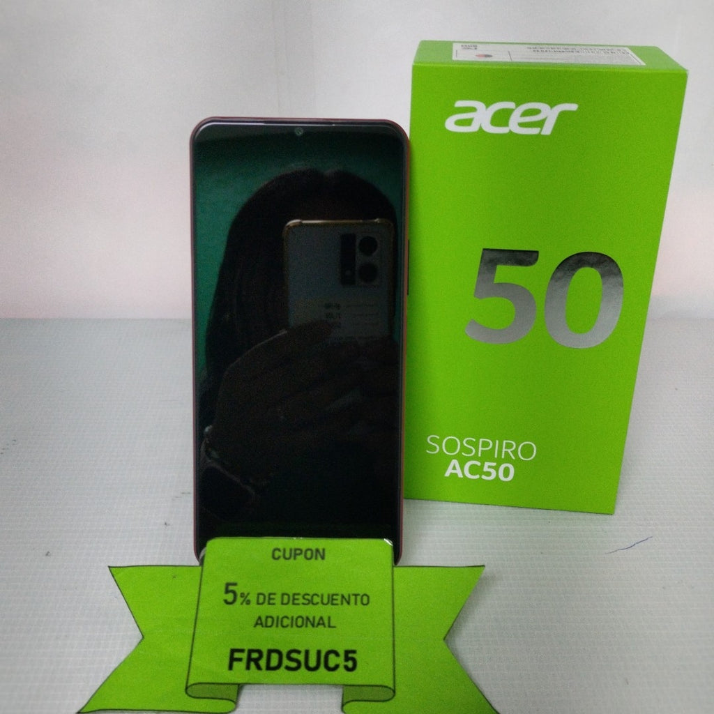 CELULAR ACER SOSPIRO AC50 (2024) 256 GB 6 GB RAM (SEMINUEVO)