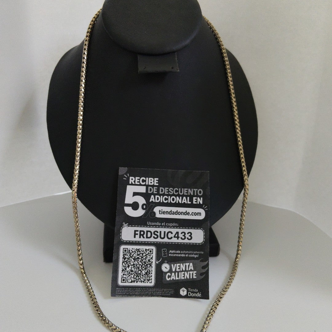CADENA ORO BLANCO 14 K 31 GRMS (SEMINUEVO)