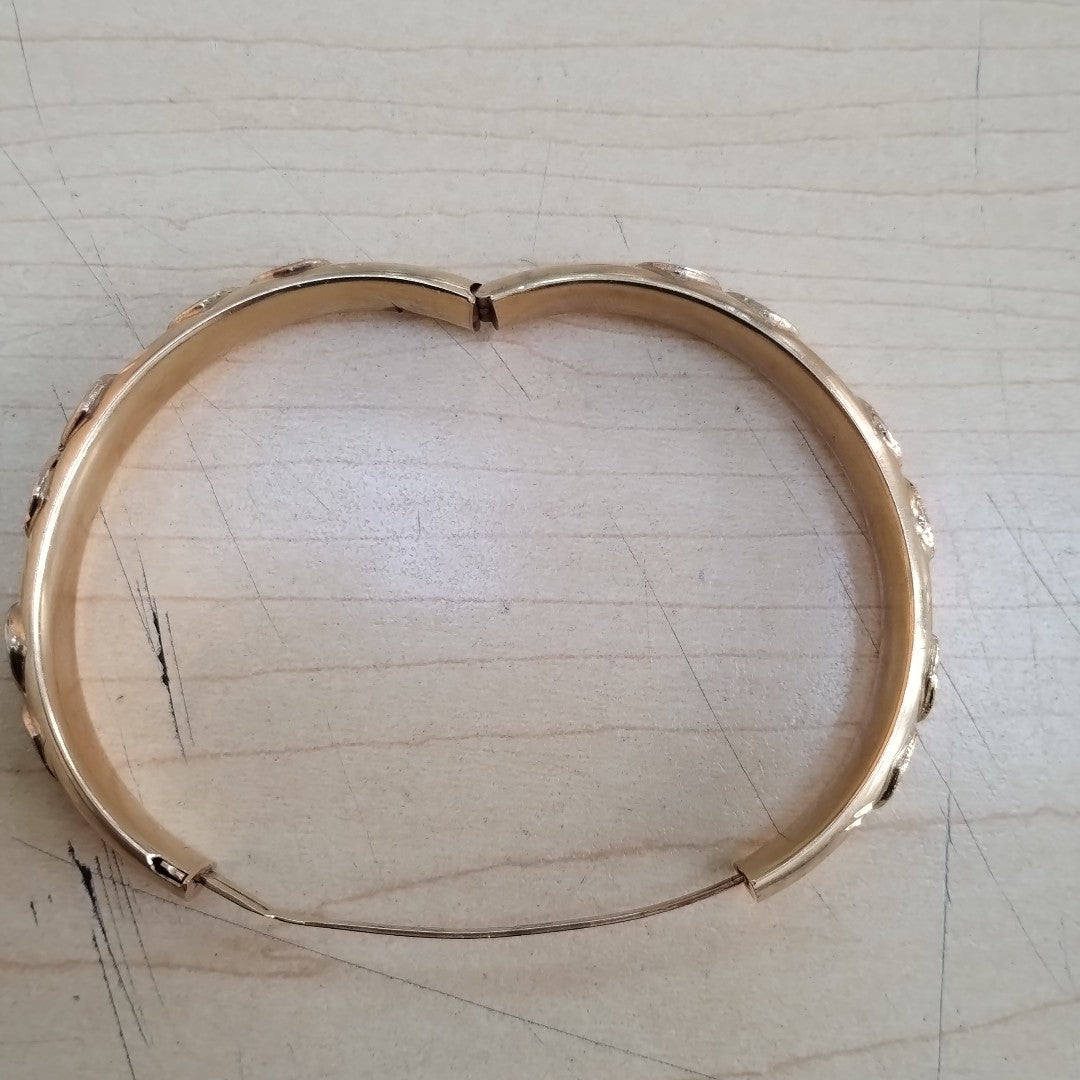 PULSERA RIGIDA ORO 14 K 22,00 GRMS (SEMINUEVO)