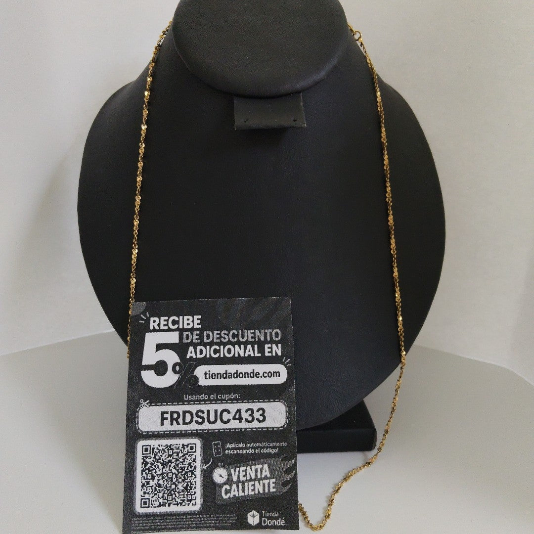 CADENA ORO 14 K 4.8 GRMS (SEMINUEVO)