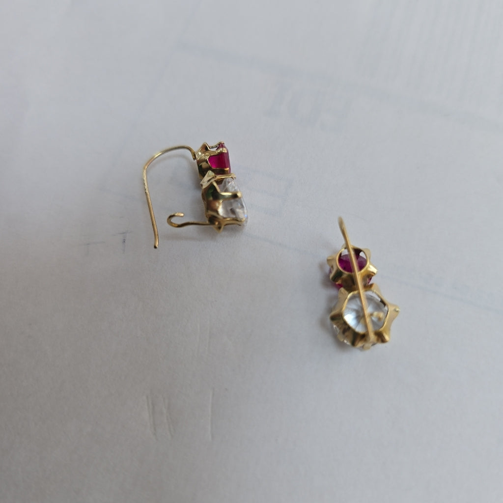 ARETES PAR ORO 10 K 2.7 GRMS (SEMINUEVO)