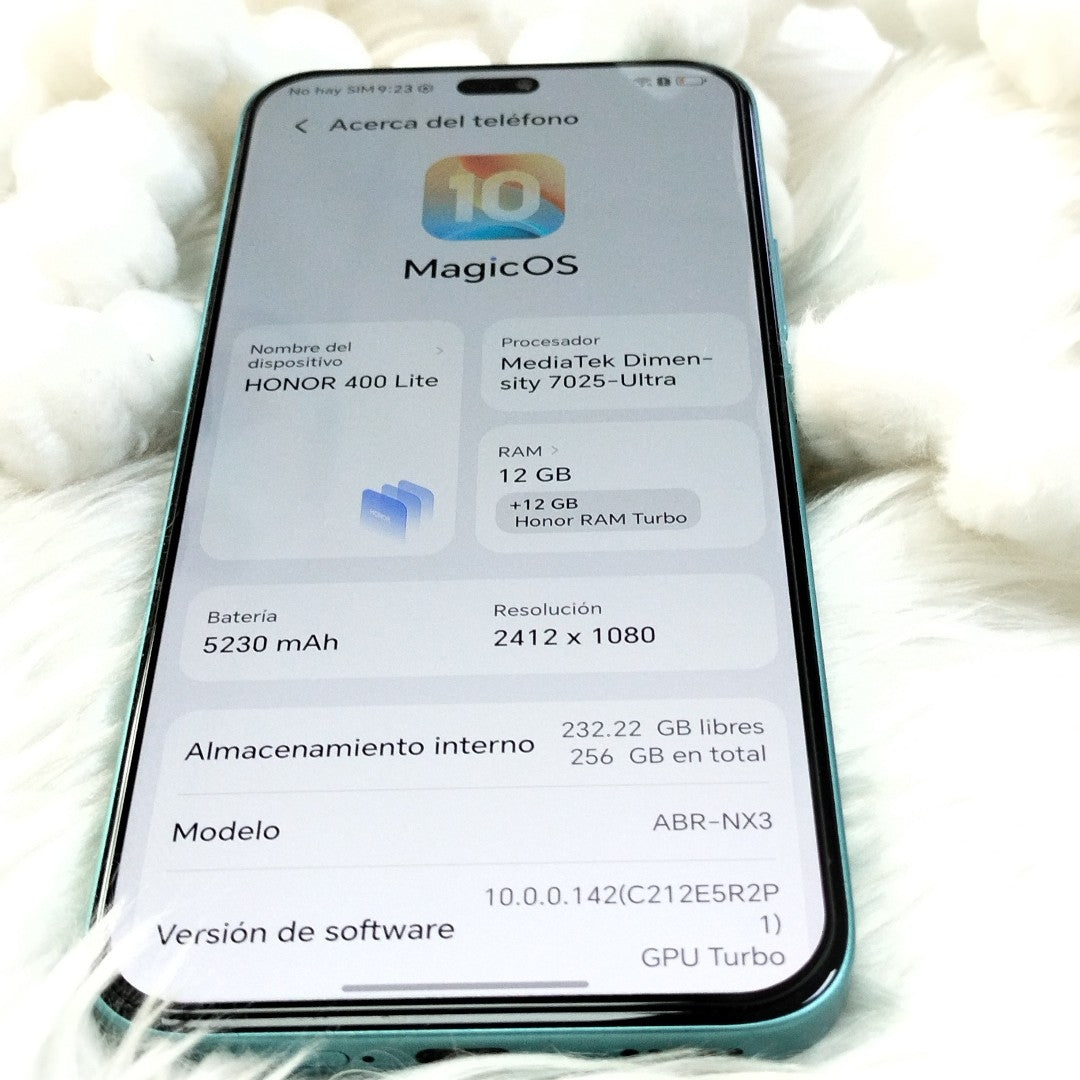 CELULAR HONOR 400 LITE ABR-NX3 (2025) 256 GB 12 GB RAM (SEMINUEVO)