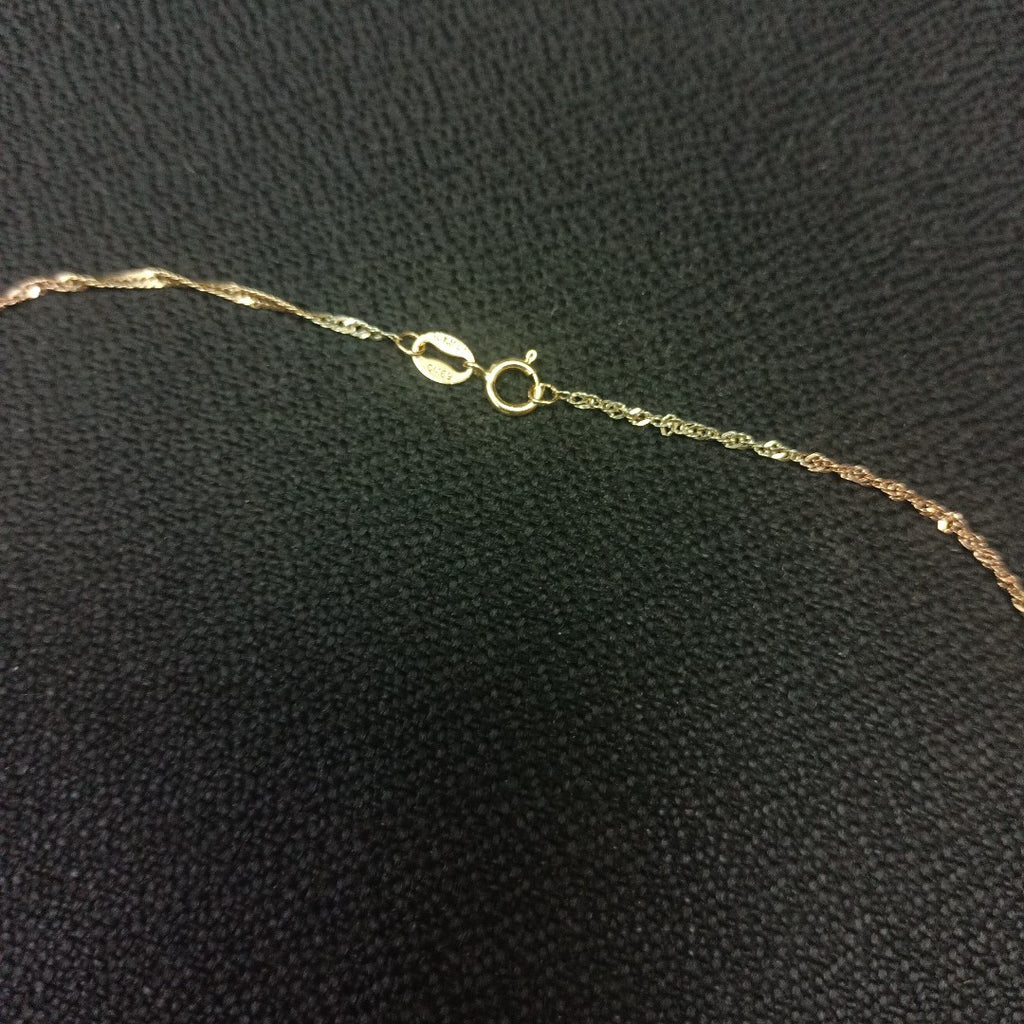 CADENA ORO COMBINADO 10 K 1,60 GRMS (SEMINUEVO)