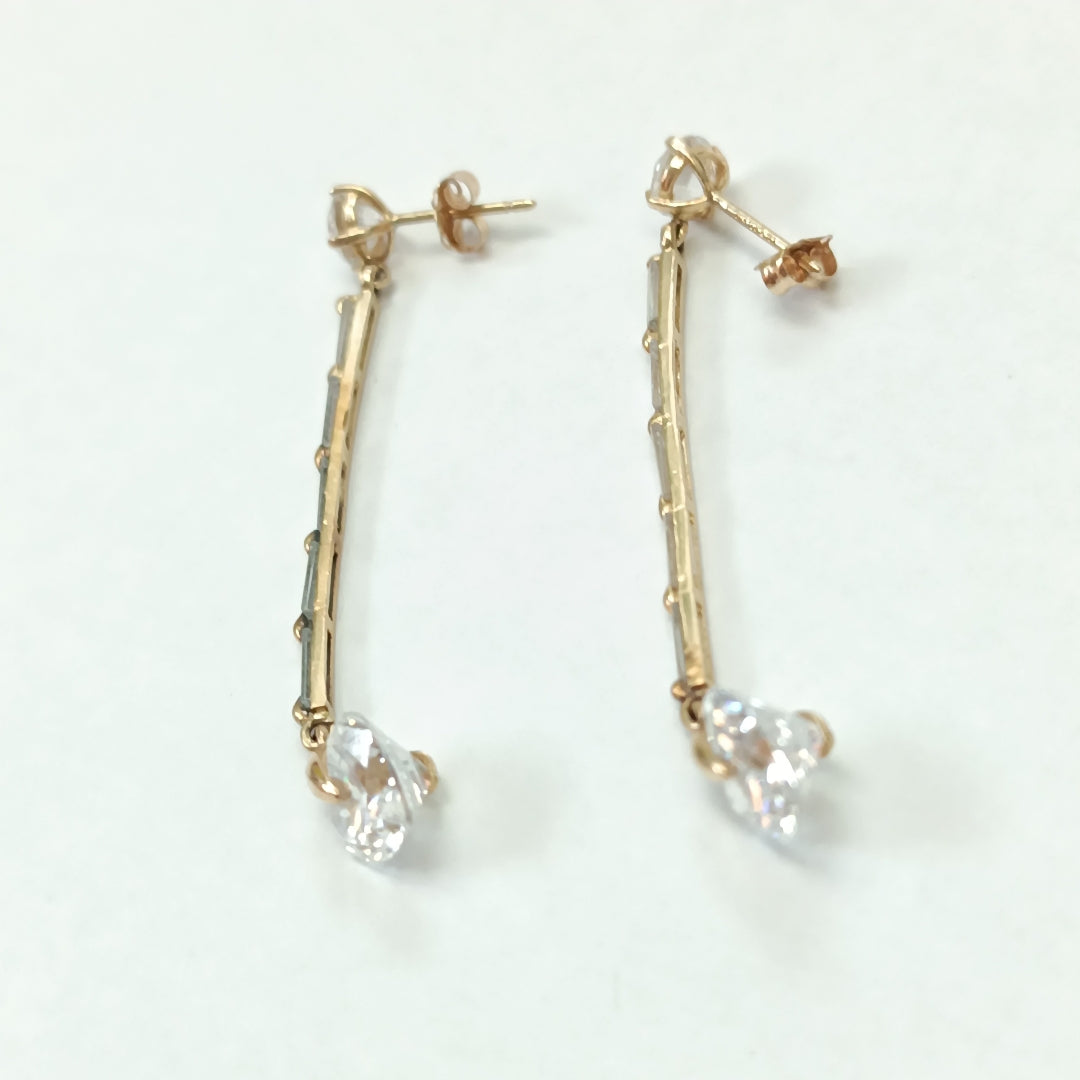 ARETES PAR ORO 14 K 3,90 GRMS (SEMINUEVO)
