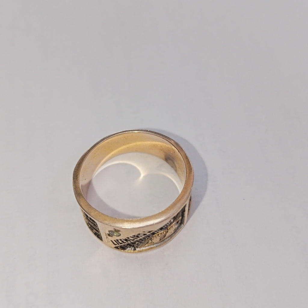 ANILLO DE GRADUACIÓN ORO 8 K 6.1 GRMS (SEMINUEVO)