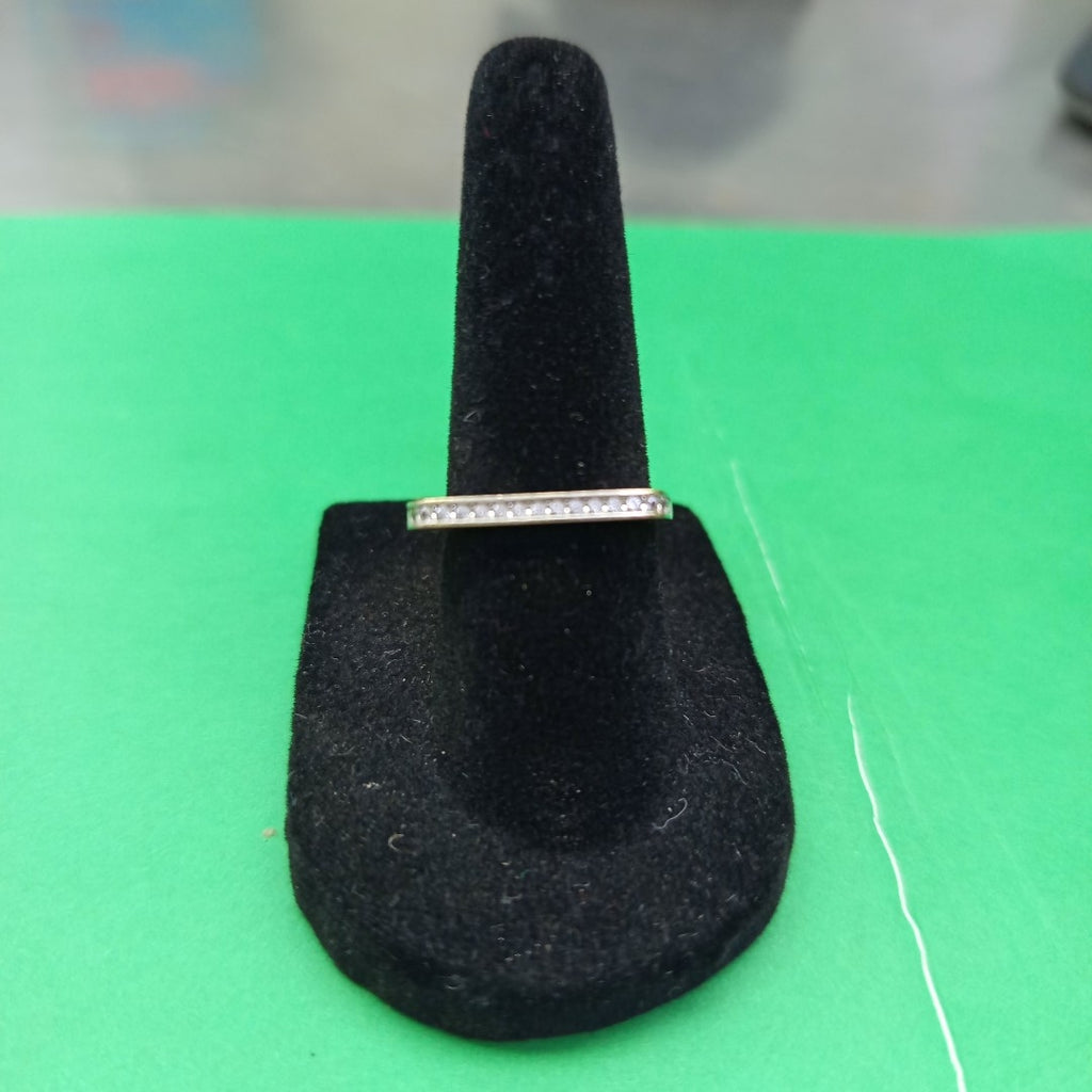 ANILLO ORO BLANCO 14 K 1.7 GRMS (SEMINUEVO)