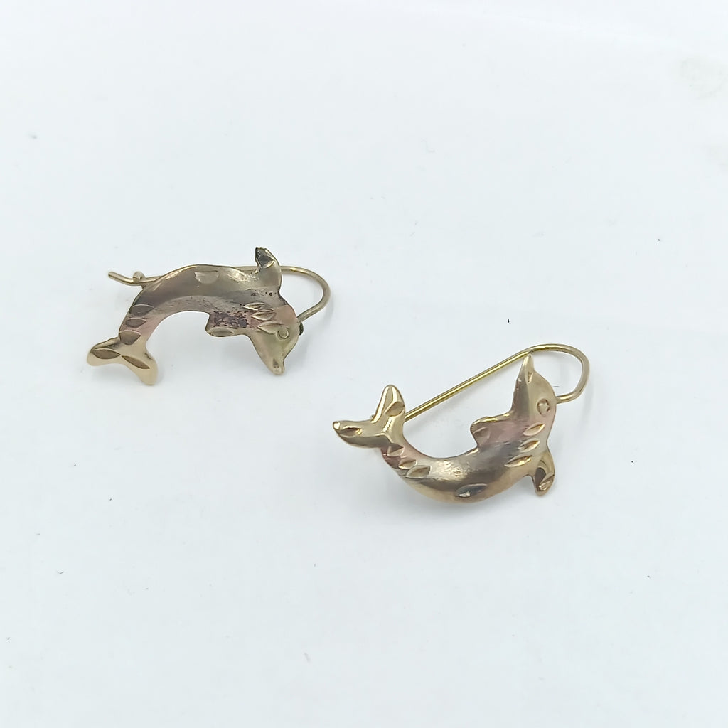 ARETES PAR ORO 8 K 1.1 GRMS (SEMINUEVO)