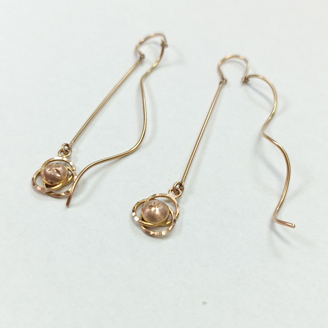 VIOLADORES PAR ORO 14 K 2,80 GRMS (SEMINUEVO)