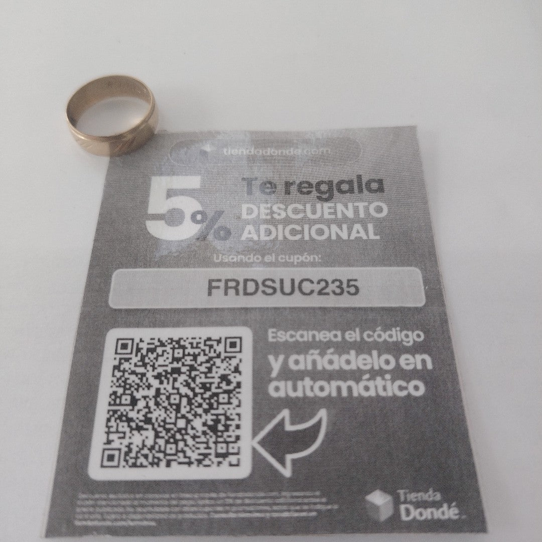 ARGOLLA ORO 10 K 1.7 GRMS (SEMINUEVO)