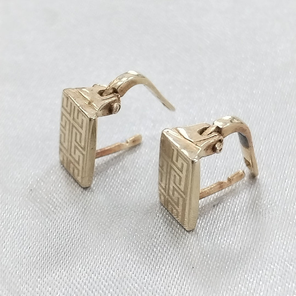 ARETES PAR ORO 14 K 2,20 GRMS (SEMINUEVO)