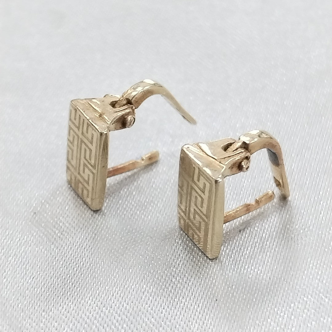 ARETES PAR ORO 14 K 2,20 GRMS (SEMINUEVO)