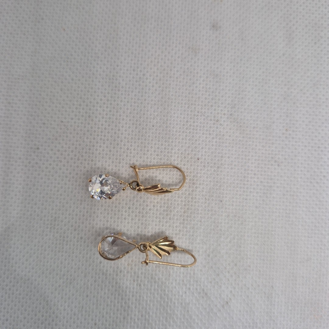 ARETES PAR ORO 14 K 2,50 GRMS (SEMINUEVO)