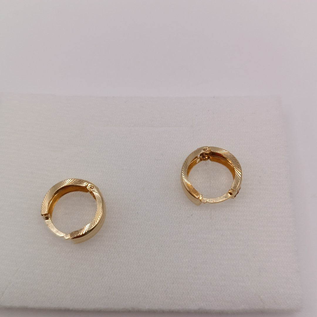 ARETES PAR ORO 14 K 2,10 GRMS (SEMINUEVO)