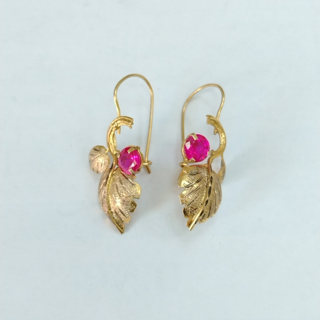 ARETES PAR ORO 8 K 1.8 GRMS (SEMINUEVO)