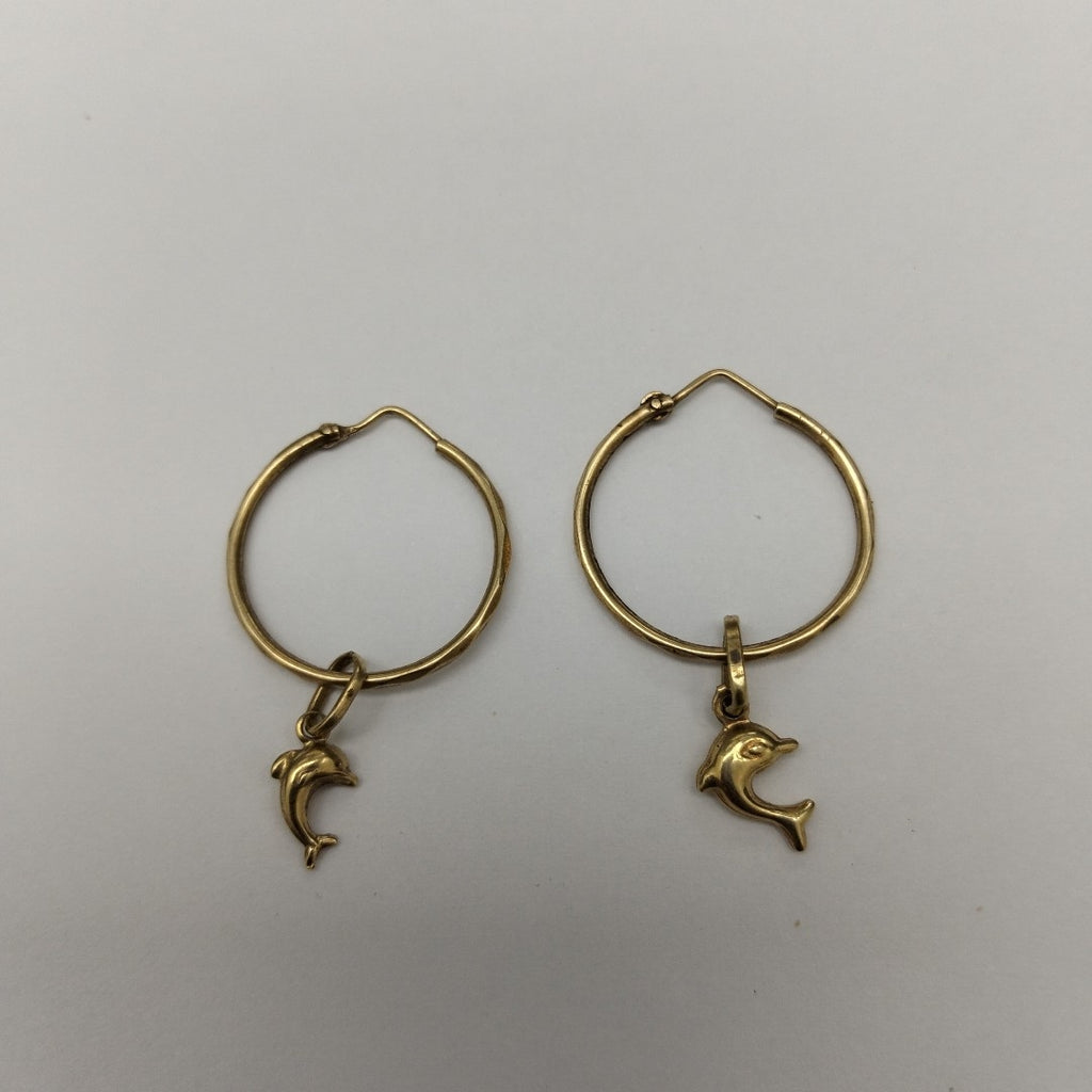 ARRACADAS PAR ORO 14 K 2.2 GRMS (SEMINUEVO)