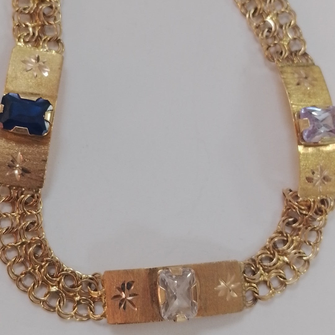 ESCLAVA, PULSERA ORO 10 K 7.5 GRMS (SEMINUEVO)