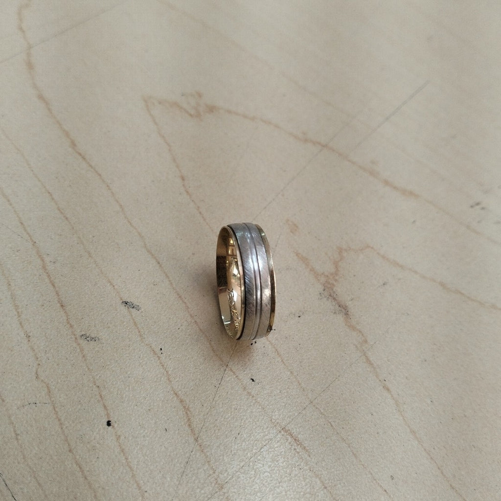 ARGOLLA ORO COMBINADO 14 K 2.7 GRMS (SEMINUEVO)