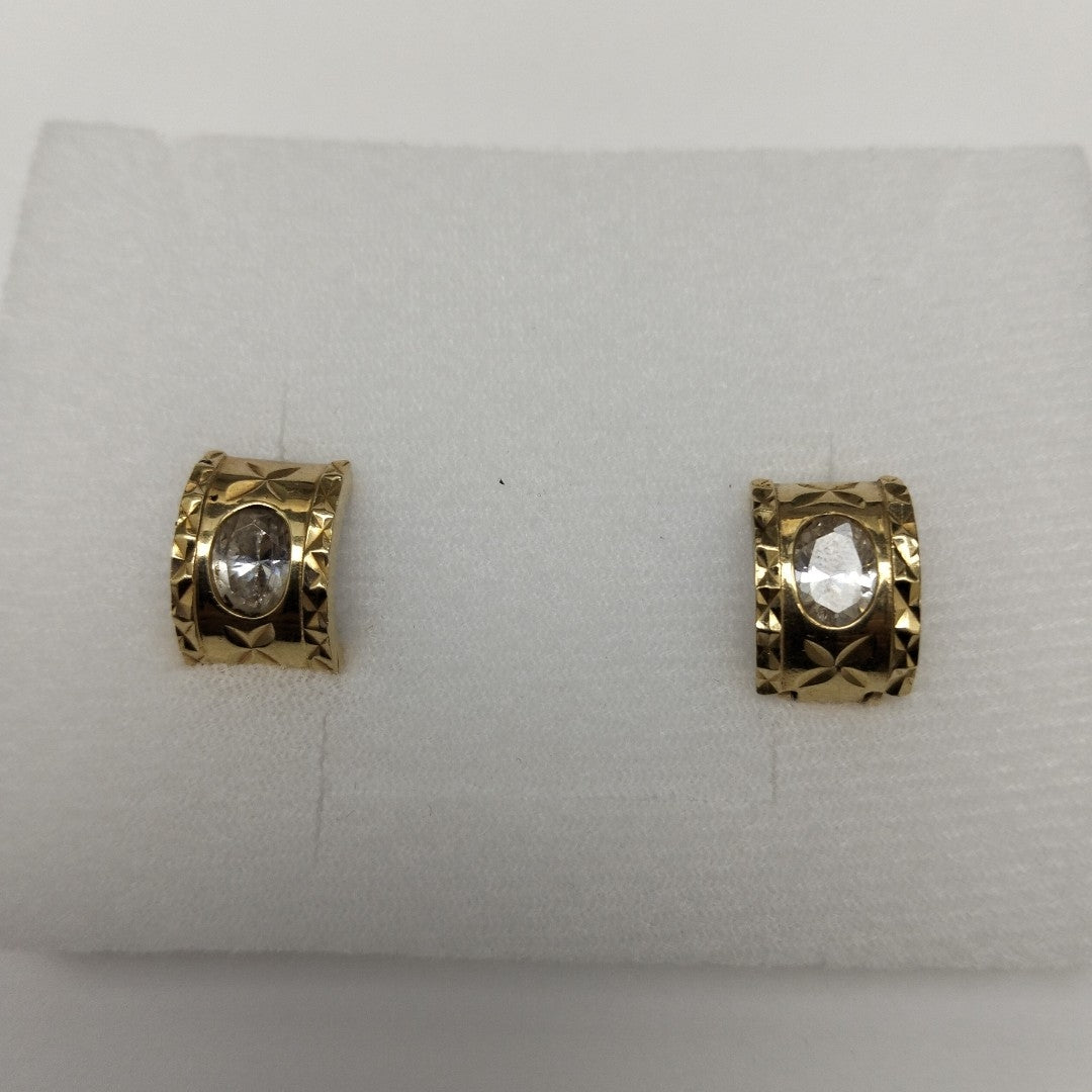 ARRACADAS PAR ORO 14 K 6.7 GRMS (SEMINUEVO)