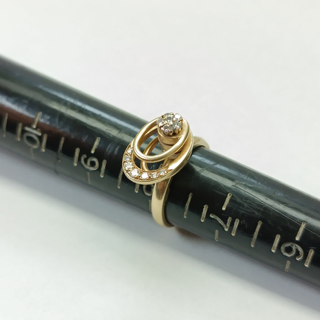 ANILLO ORO 14 K 6 GRMS (SEMINUEVO)
