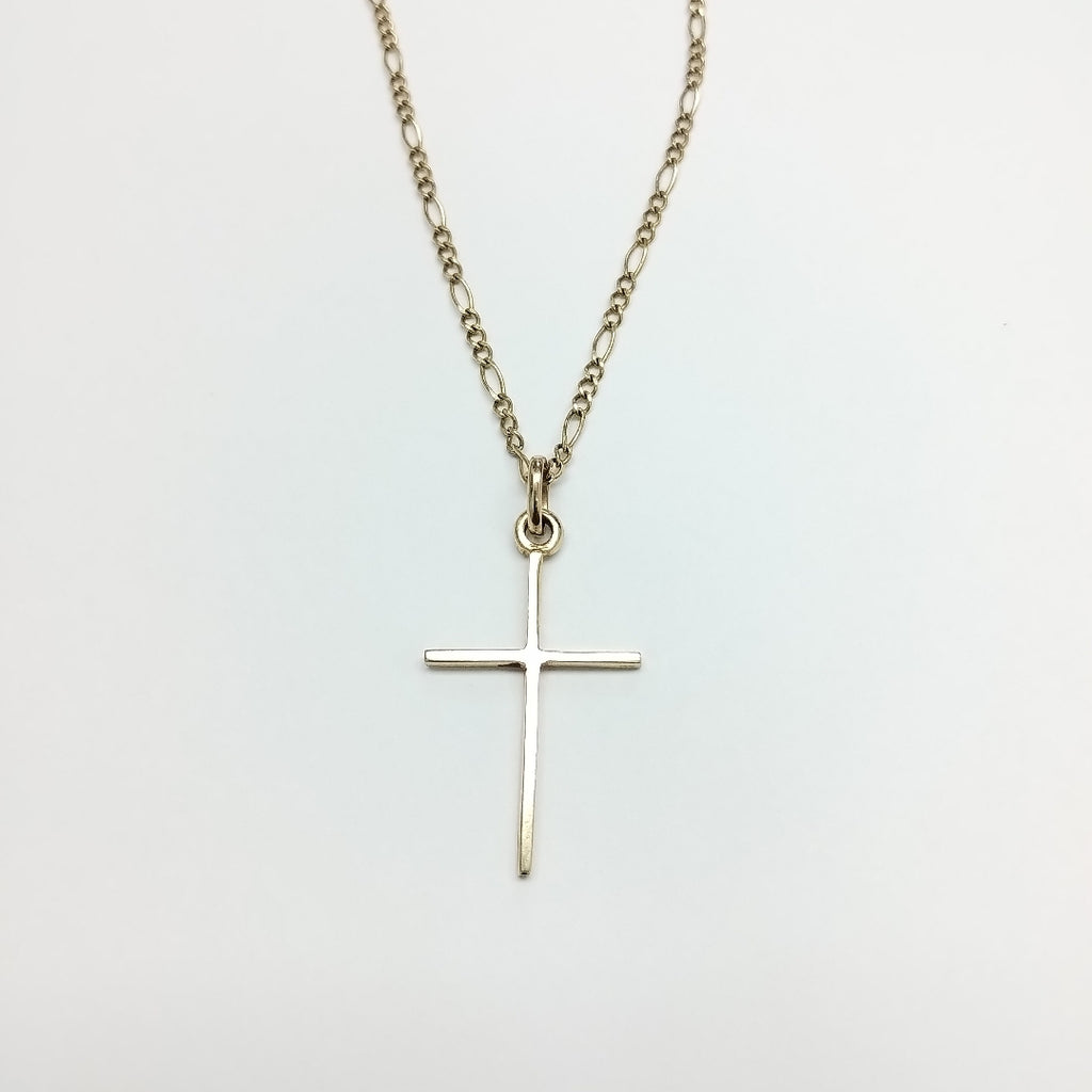 CADENA, CRUZ ORO 14 K 4.2 GRMS (SEMINUEVO)